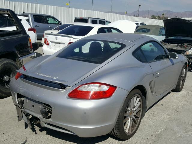 WP0AB29836U783562 - 2006 PORSCHE CAYMAN S SILVER photo 4