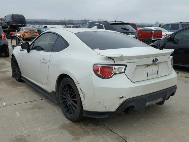 JF1ZCAC1XF9600298 - 2015 SUBARU BRZ 2.0 LI WHITE photo 3