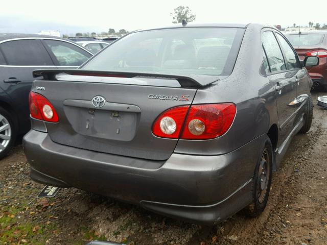 1NXBR32E67Z856586 - 2007 TOYOTA COROLLA CE GRAY photo 4