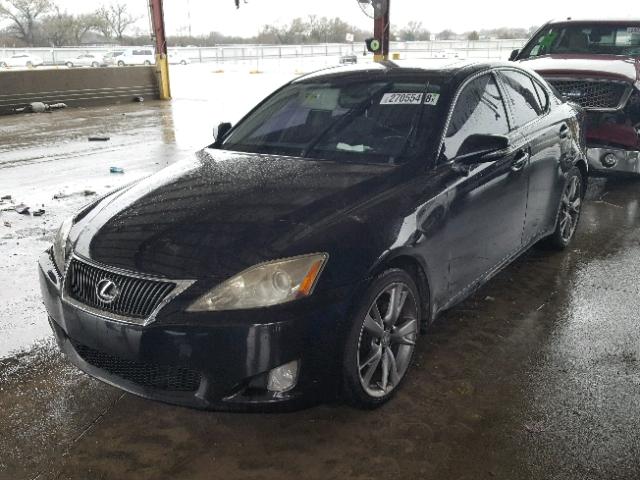 JTHBK262392083401 - 2009 LEXUS IS 250 BLACK photo 2