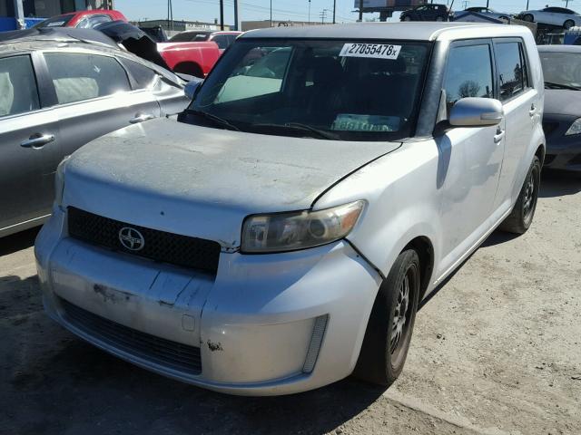 JTLKE50E281013216 - 2008 SCION XB SILVER photo 2