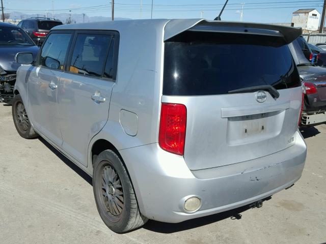 JTLKE50E281013216 - 2008 SCION XB SILVER photo 3