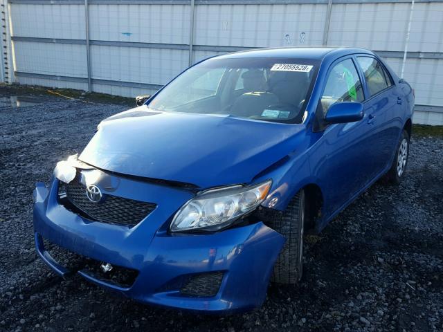 2T1BU4EE7AC285604 - 2010 TOYOTA COROLLA BA BLUE photo 2