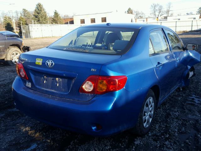 2T1BU4EE7AC285604 - 2010 TOYOTA COROLLA BA BLUE photo 4