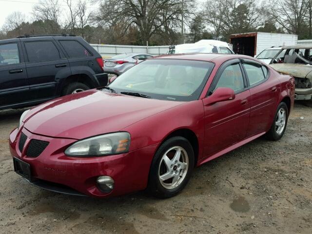 2G2WP522741335921 - 2004 PONTIAC GRAND PRIX MAROON photo 2