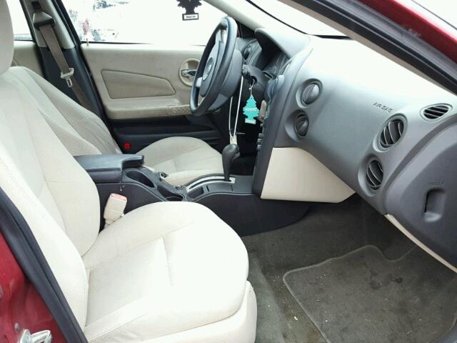 2G2WP522741335921 - 2004 PONTIAC GRAND PRIX MAROON photo 5
