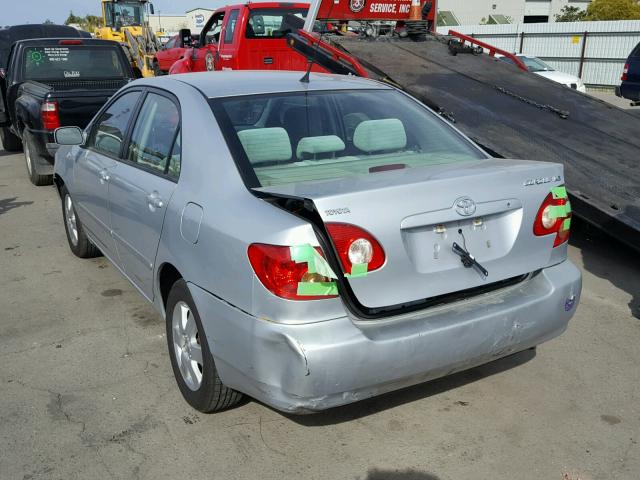 1NXBR32E57Z824504 - 2007 TOYOTA COROLLA CE SILVER photo 3