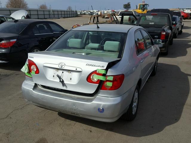 1NXBR32E57Z824504 - 2007 TOYOTA COROLLA CE SILVER photo 4