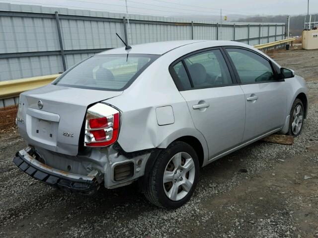 3N1AB61E27L623910 - 2007 NISSAN SENTRA 2.0 SILVER photo 4