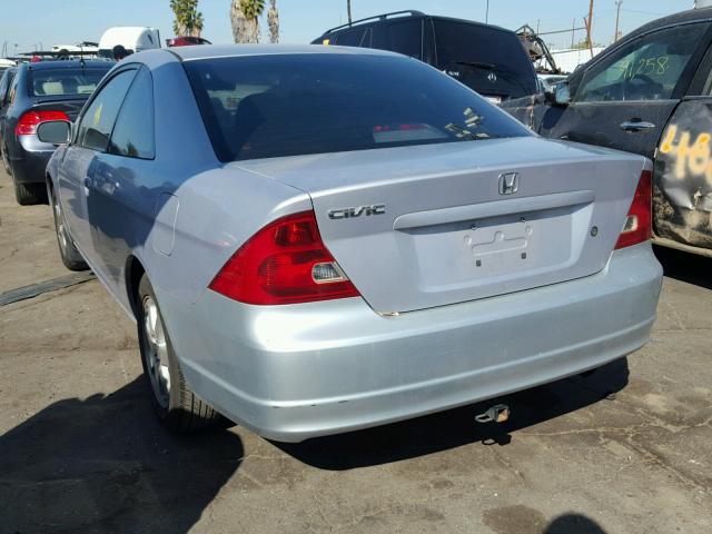 1HGEM229X3L042164 - 2003 HONDA CIVIC EX ვერცხლისფერი ფოტო 3