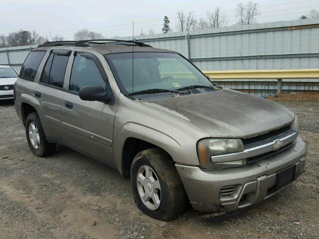 1GNDT13S722152223 - 2002 CHEVROLET TRAILBLAZE BROWN photo 1