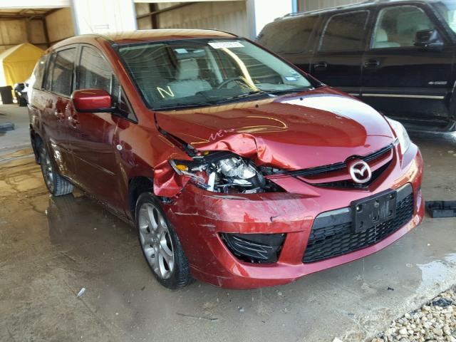 JM1CR293180300427 - 2008 MAZDA 5 RED photo 1