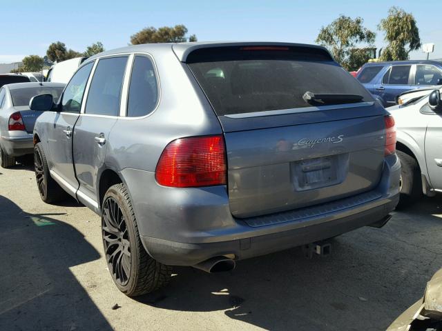 WP1AB29P84LA69497 - 2004 PORSCHE CAYENNE S GRAY photo 3