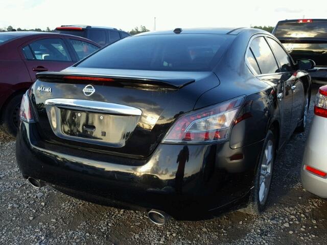 1N4AA5AP0DC809003 - 2013 NISSAN MAXIMA S BLACK photo 4