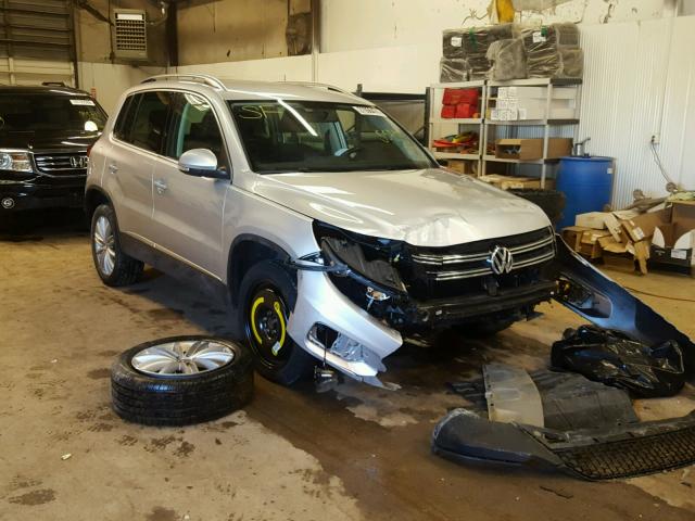 WVGBV7AX0CW558913 - 2012 VOLKSWAGEN TIGUAN S SILVER photo 1