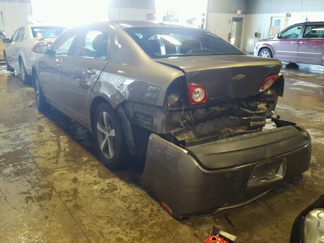 1G1ZC5E16BF272171 - 2011 CHEVROLET MALIBU 1LT 棕色 照片 3