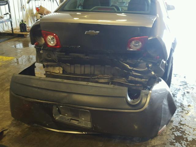 1G1ZC5E16BF272171 - 2011 CHEVROLET MALIBU 1LT 棕色 照片 9