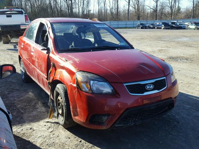 KNADH4A32A6678108 - 2010 KIA RIO LX RED photo 1