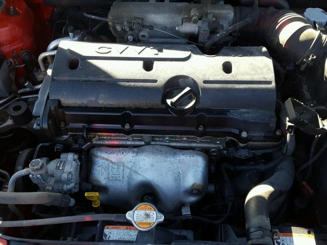 KNADH4A32A6678108 - 2010 KIA RIO LX Կարմիր լուսանկար 7