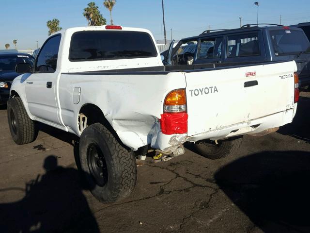 5TENL42N04Z348948 - 2004 TOYOTA TACOMA WHITE photo 3