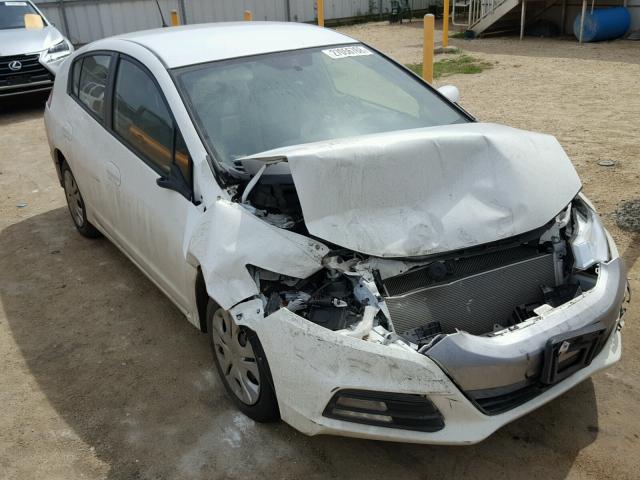 JHMZE2H33ES001575 - 2014 HONDA INSIGHT WHITE photo 1