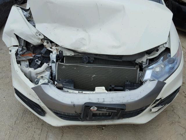 JHMZE2H33ES001575 - 2014 HONDA INSIGHT WHITE photo 7