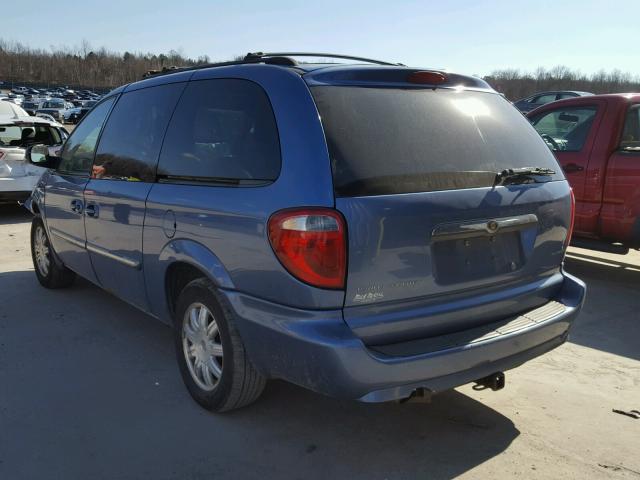 2A4GP54L57R141538 - 2007 CHRYSLER TOWN & COU BLUE photo 3