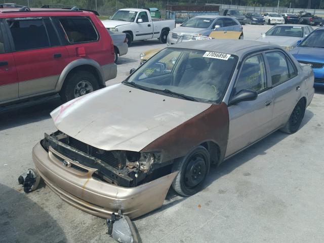 2T1BR12E1XC117311 - 1999 TOYOTA COROLLA VE BEIGE photo 2