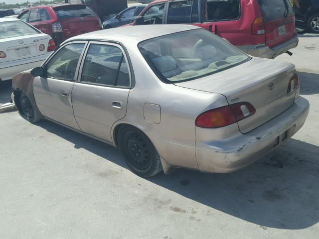 2T1BR12E1XC117311 - 1999 TOYOTA COROLLA VE BEIGE photo 3