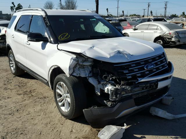 1FM5K7D82HGA43553 - 2017 FORD EXPLORER X WHITE photo 1