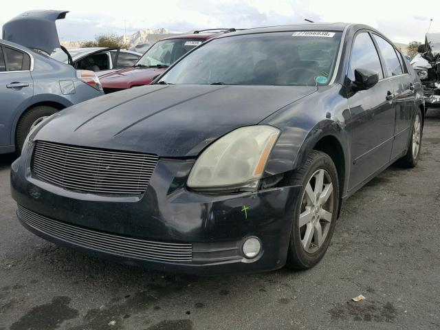 1N4BA41E94C872825 - 2004 NISSAN MAXIMA SE BLACK photo 2