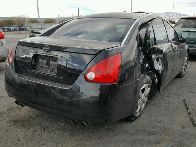 1N4BA41E94C872825 - 2004 NISSAN MAXIMA SE BLACK photo 4