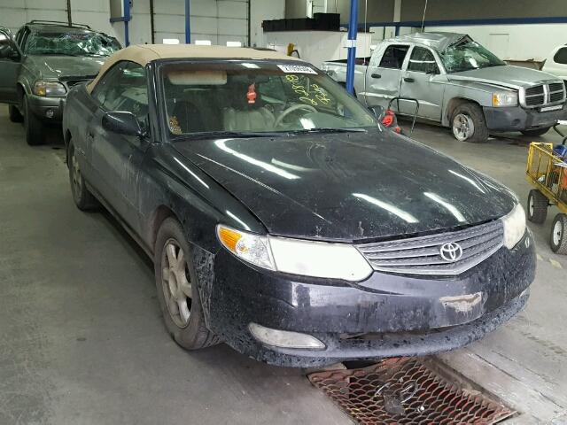 2T1FF28P52C598519 - 2002 TOYOTA CAMRY SOLA BLACK photo 1