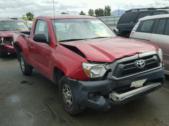 5TFNX4CN7DX018282 - 2013 TOYOTA TACOMA RED photo 1