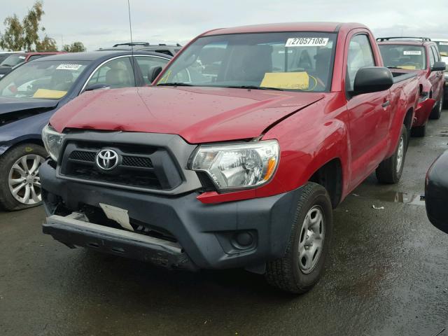 5TFNX4CN7DX018282 - 2013 TOYOTA TACOMA RED photo 2