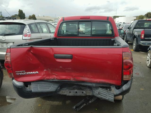 5TFNX4CN7DX018282 - 2013 TOYOTA TACOMA RED photo 6