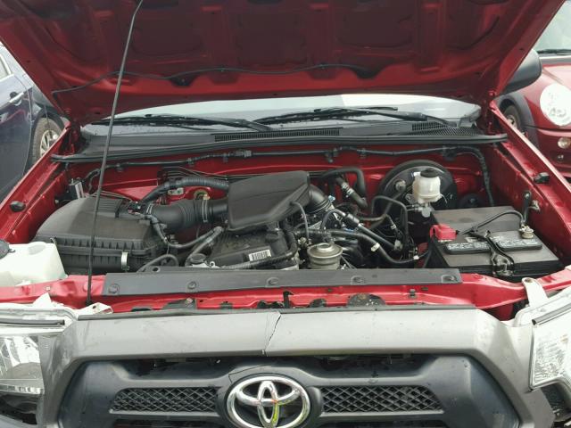 5TFNX4CN7DX018282 - 2013 TOYOTA TACOMA RED photo 7