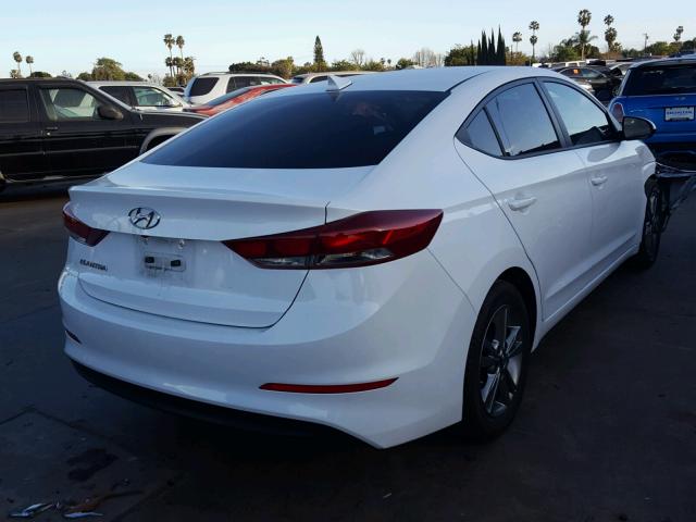 5NPD84LF8HH023171 - 2017 HYUNDAI ELANTRA SE WHITE photo 4