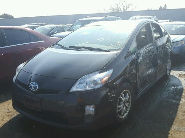 JTDKN3DU4A0009472 - 2010 TOYOTA PRIUS BLACK photo 2