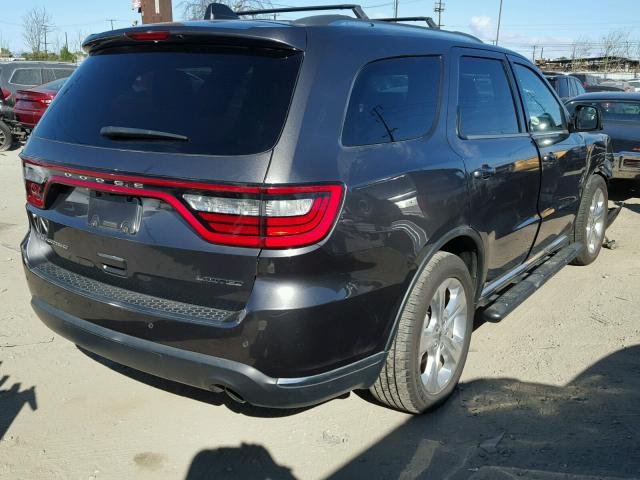 1C4RDHDG0EC313511 - 2014 DODGE DURANGO LI GRAY photo 4