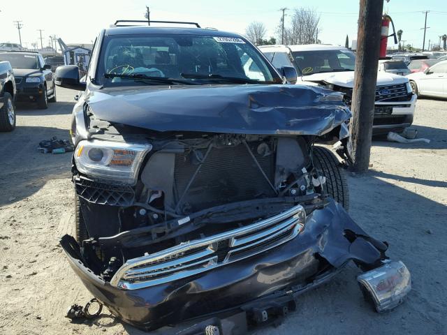 1C4RDHDG0EC313511 - 2014 DODGE DURANGO LI GRAY photo 9