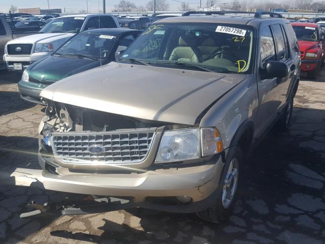 1FMZU63K33UC42995 - 2003 FORD EXPLORER X GOLD photo 2