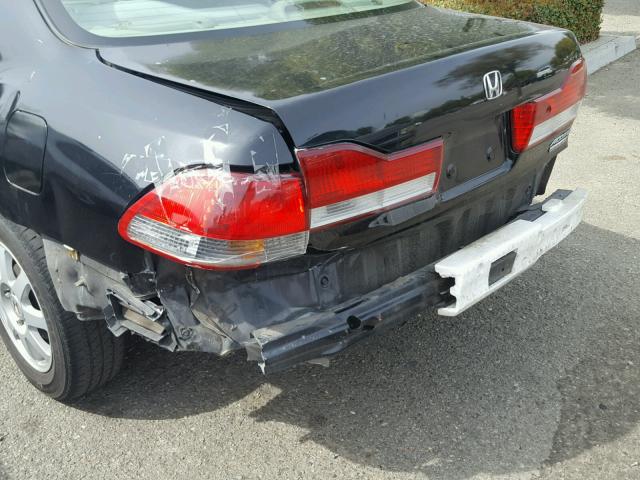 1HGCG66892A156660 - 2002 HONDA ACCORD EX BLACK photo 9