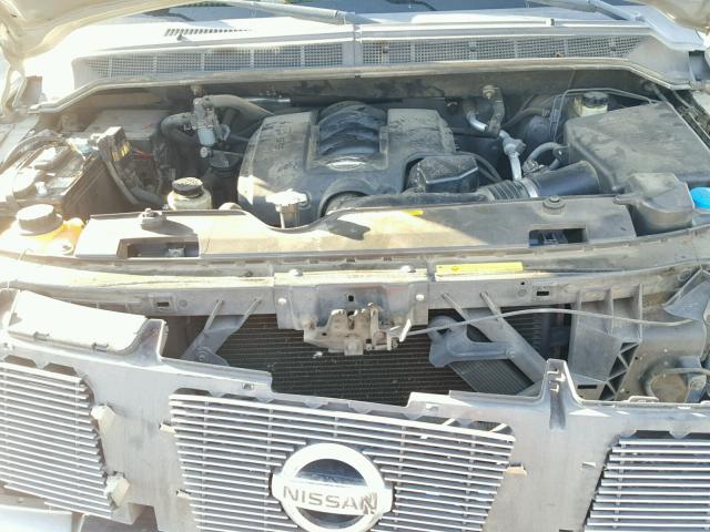 1N6AA07A84N547605 - 2004 NISSAN TITAN XE SILVER photo 7