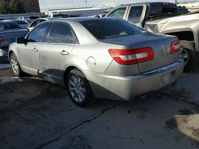 3LNHM26T69R602236 - 2009 LINCOLN MKZ SILVER photo 3