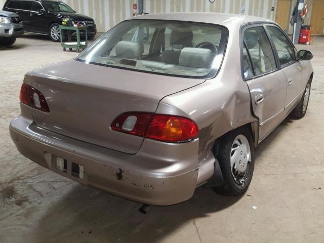 2T1BR12E1YC348355 - 2000 TOYOTA COROLLA VE BEIGE photo 4