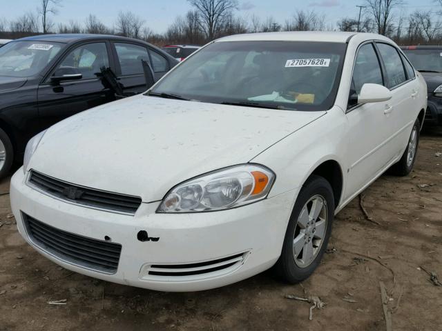 2G1WT58KX89213312 - 2008 CHEVROLET IMPALA LT WHITE photo 2