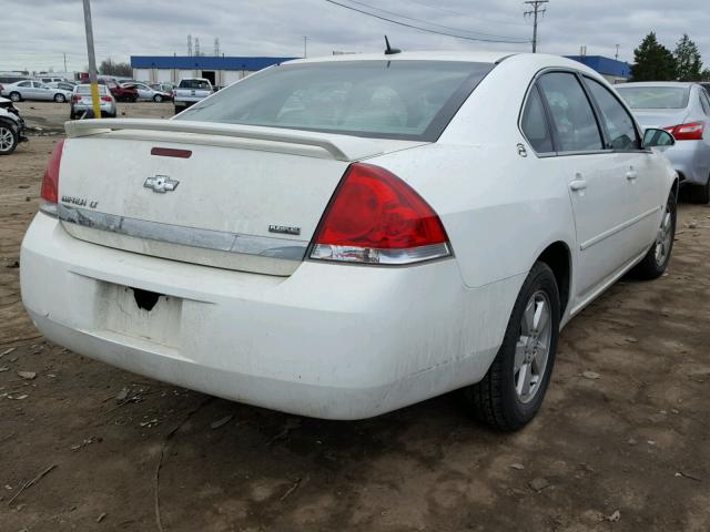 2G1WT58KX89213312 - 2008 CHEVROLET IMPALA LT WHITE photo 4