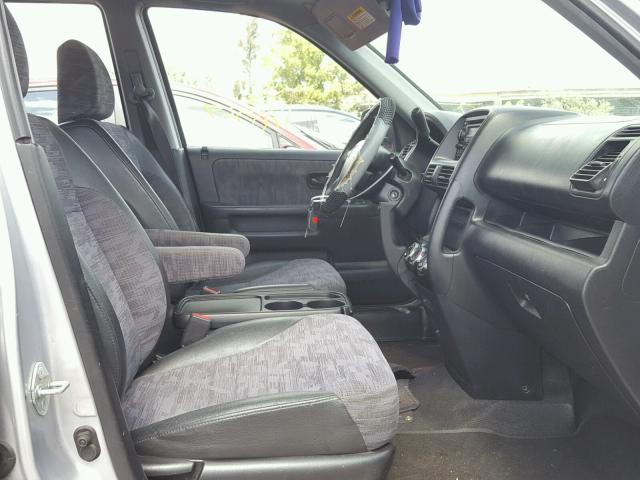 JHLRD68542C024367 - 2002 HONDA CR-V LX SILVER photo 5