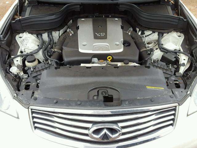 JN1AJ0HR5AM750916 - 2010 INFINITI EX35 BASE WHITE photo 7